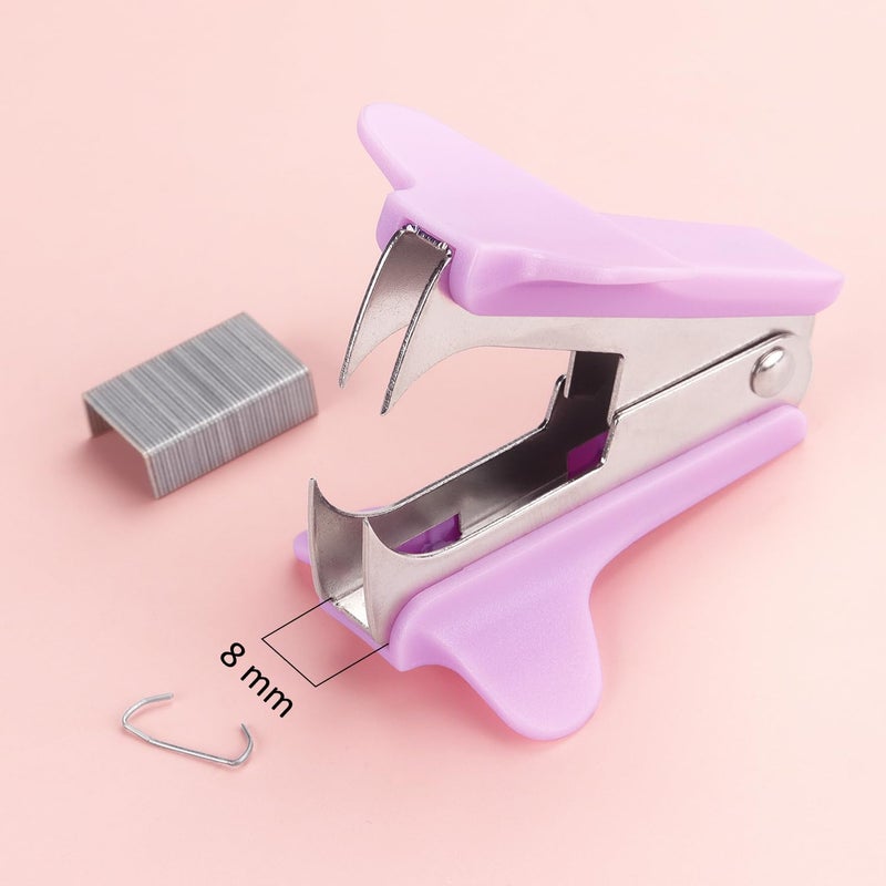 ZZTX 3 Pack Staple Remover Staple Puller Removal Tool for Home, School, Office (Pink, Blue, Purple) - Image 5